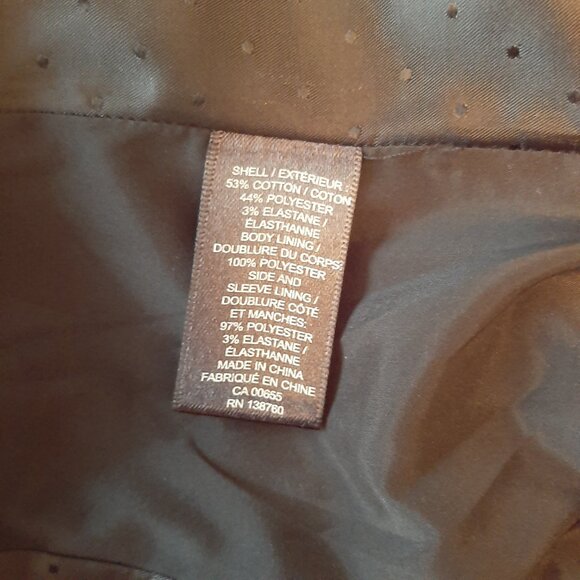 RW&CO Black Formal Structured Buttoned Blazer Suit Jacket with Lapel - Size XS - Picture 16 of 16